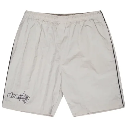 GREY LINE-STAR NYLON SHORTS