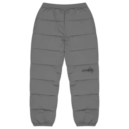 DARK GREY DUCK DOWN PUFFAH PANTS